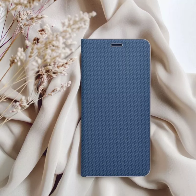 OEM funda tipo libro para Samsung A54 5G Luna Book carbono azul