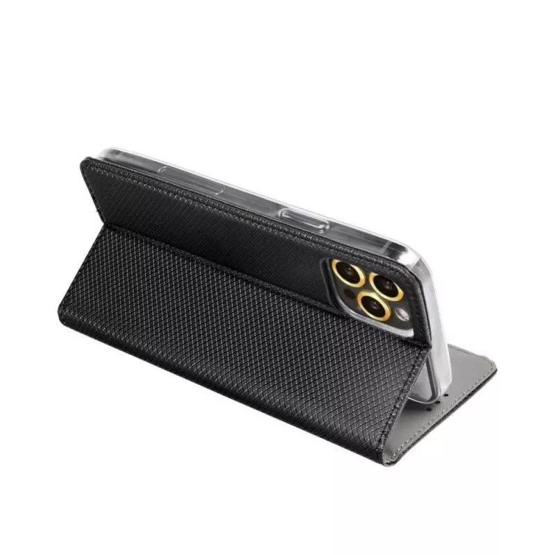 OEM Funda tipo libro para Xiaomi Redmi Note 10 5G / Poco M3 Pro / Poco M3 Pro 5G - Funda tipo libro Smart negra