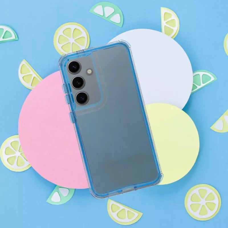 OEM funda MATRIX CLEAR para Samsung Galaxy A35 5G - Transparente Azul