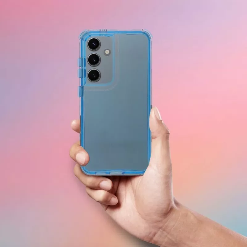 OEM funda MATRIX CLEAR para Samsung Galaxy A35 5G - Transparente Azul