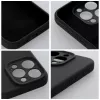 OEM Funda de Silicona para Apple iPhone 16 Pro Max 2mm Negra