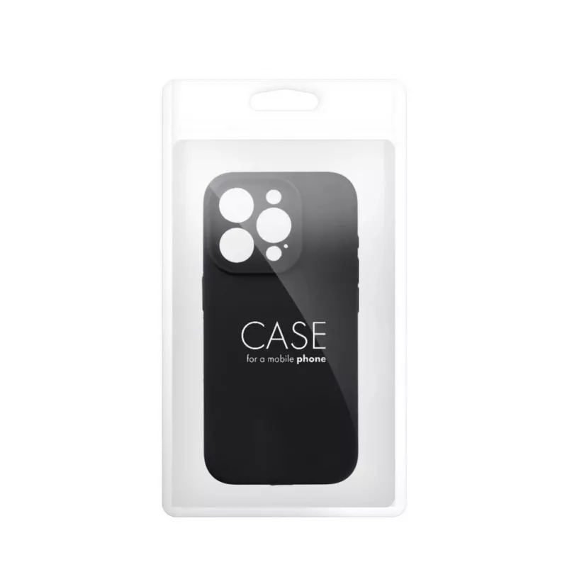 OEM Funda de Silicona para Apple iPhone 16 Pro Max 2mm Negra