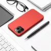 OEM Funda de silicona para iPhone 17 Pro Max / 18 Pro Max (elevación de cámara baja) - Melocotón