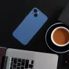 OEM Funda de silicona MagSafe con protección de cámara para Apple iPhone 16 - Azul