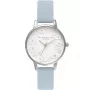 Olivia Burton Reloj mujer Abstract Floral OB16AR03 30 mm Oro rosa Acero inoxidable Piel gris