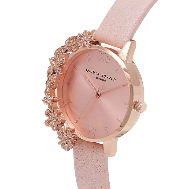 Olivia Burton reloj de pulsera mujer Celestial cuarzo 30 mm oro rosa acero inoxidable malla OB16CB11