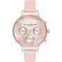 Olivia Burton Reloj mujer Celestial OB16CGS07 - 34mm oro rosa y piel gris