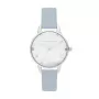 Olivia Burton Reloj de mujer Celestial OB16SG07 - Caja de 30mm de acero inoxidable color oro rosa, correa de piel gris