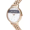 OLIVIA BURTON reloj de mujer analógico de cuarzo Celestial OB16VS06 – 34 mm caja de acero inoxidable en tono oro rosa, correa de piel gris