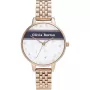 OLIVIA BURTON reloj de mujer analógico de cuarzo Celestial OB16VS06 – 34 mm caja de acero inoxidable en tono oro rosa, correa de piel gris