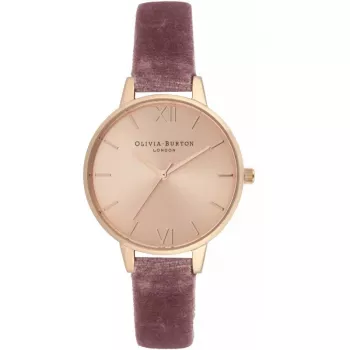OLIVIA BURTON Reloj mujer Daisy Chain de cuarzo OB16DE03 34mm oro rosa acero inoxidable malla