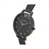 Olivia Burton reloj de mujer de cuarzo Sparkle Bee OB16GD49 - 34mm, esfera blanca, correa de piel gris