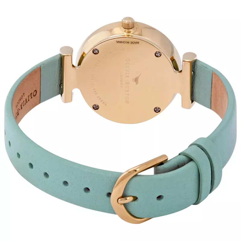 Olivia Burton Reloj para mujer OB16AM143 30mm oro rosa acero inoxidable malla