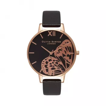 Olivia Burton reloj de mujer OB16AM97 38mm brazalete de malla milanesa de acero inoxidable plateado