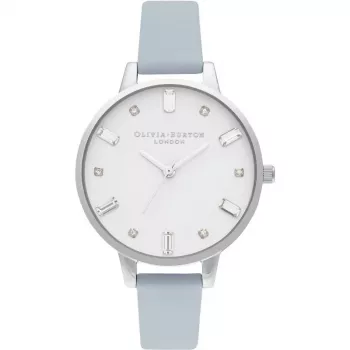 OLIVIA BURTON Reloj de mujer OB16BJ01 34mm Plata Acero inoxidable Mesh