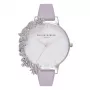 OLIVIA BURTON reloj de mujer OB16CB05 38mm caja de acero inoxidable en tono oro rosa correa de piel rosa claro