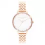 OLIVIA BURTON reloj mujer OB16RB21 34mm oro rosa acero inoxidable piel gris
