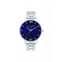 Olivia Burton Reloj de mujer OB16SH02 40 mm Caja de acero inoxidable oro rosa correa de piel gris