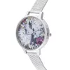 Reloj de mujer Olivia Burton OB16US11 34mm oro rosa acero inoxidable y piel vegana lila