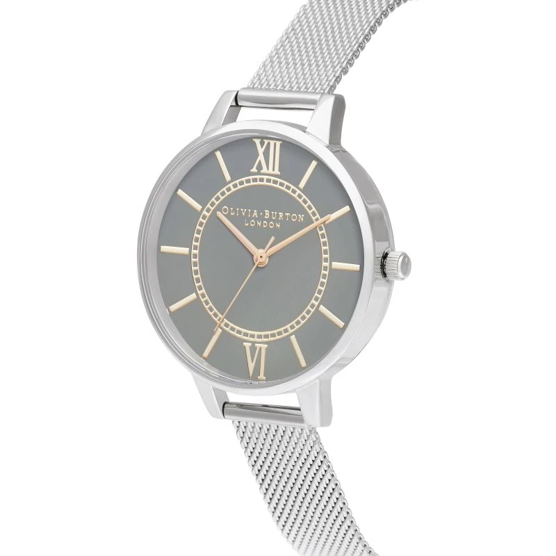 Reloj de mujer OLIVIA BURTON OB16WD86 34mm oro rosa malla de acero inoxidable