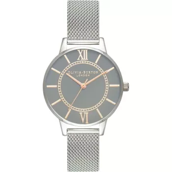 Reloj de mujer OLIVIA BURTON OB16WD86 34mm oro rosa malla de acero inoxidable