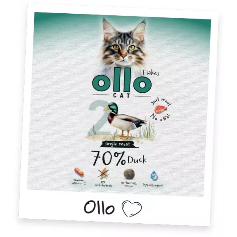 Ollo Cat Pouch N.º 2 pato 85 g