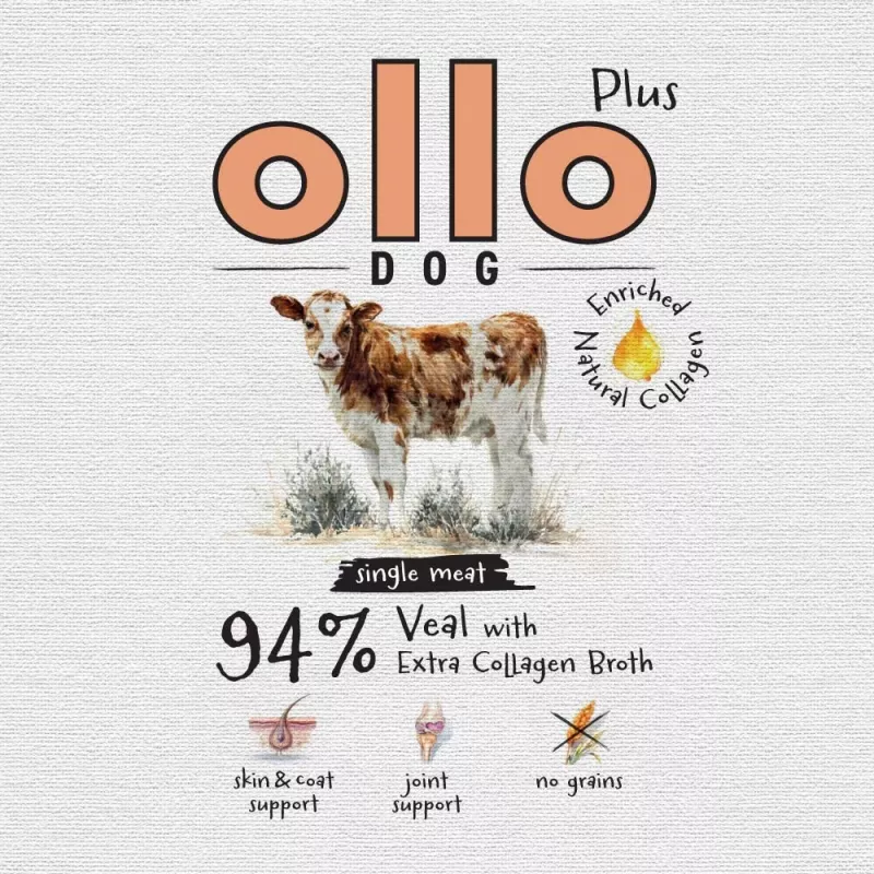 OLLO Plus Koalgen ternera 800g