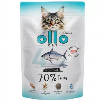Ollo Comida húmeda para gatos bolsa n.º 4 con atún, 85 g