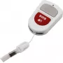 Olympia 5912 mando a distancia por radiofrecuencia RF, llavero de 4 botones, blanco