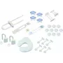 Olympia BS 877 kit de inicio de seguridad para bebés sistema de alarma inalámbrico con marcador GSM, 868 MHz, sirena de 100 dB, 2 contactos de puerta/ventana, detector de movimiento, mando a distancia