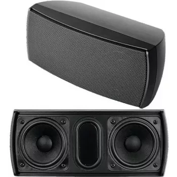 Omnitronic 11036906 Altavoz de banda ancha 15 W negro con cable