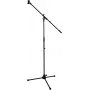 Omnitronic PRO sw Pie de micrófono con brazo telescópico, negro 60005844
