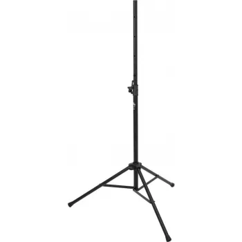 OMNITRONIC ROD-1283 Soporte para altavoz, altura 100-180 cm, carga 30 kg, adaptador 35 mm, acero, negro 11039106