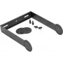 OMNITRONIC Soporte giratorio para altavoz PAS-210/210A MK4, soporte de pared, acero, negro, carga máx. 10 kg 11039573