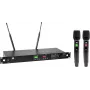 OMNITRONIC UHF-602 Sistema de micrófonos inalámbricos de 2 canales 823-832/863-865 MHz 13063602