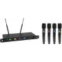 OMNITRONIC UHF-604 sistema de micrófonos inalámbricos UHF de 4 canales 520-554 MHz 13063605