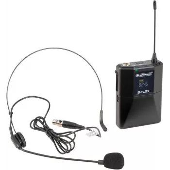 OMNITRONIC UHF E-FLEX emisor de petaca 823-832/863-865 MHz (13063374)