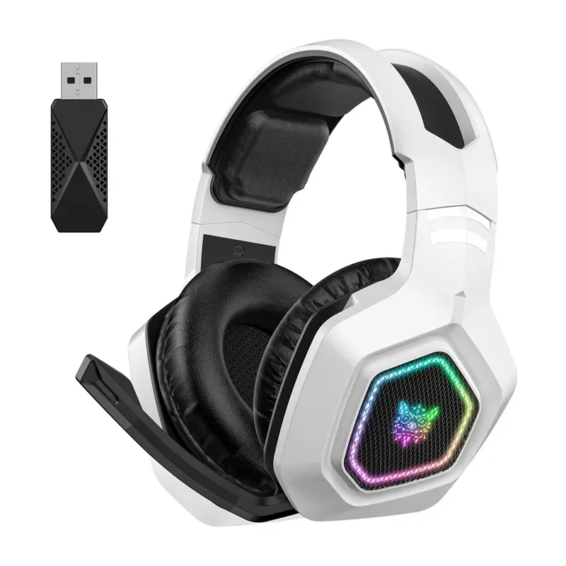 ONIKUMA B100 auriculares gaming con cable y micrófono, blanco