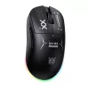 ONIKUMA DM03 Ratón gaming RGB – Ratón óptico con cable de 6400 DPI, 7 botones programables, diseño ergonómico para diestros, Negro