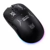 ONIKUMA DM03 Ratón gaming RGB – Ratón óptico con cable de 6400 DPI, 7 botones programables, diseño ergonómico para diestros, Negro