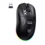ONIKUMA DM03 Ratón gaming RGB – Ratón óptico con cable de 6400 DPI, 7 botones programables, diseño ergonómico para diestros, Negro