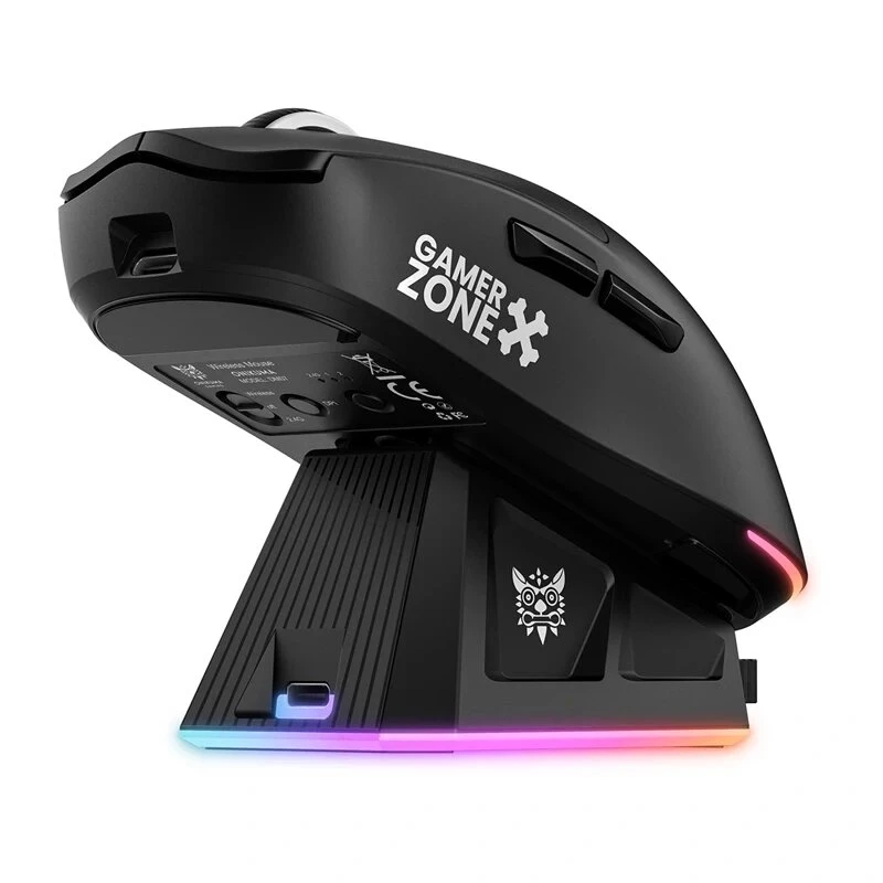 ONIKUMA DM07 Ratón gaming RGB Negro 6400 DPI Con cable Óptico 7 botones