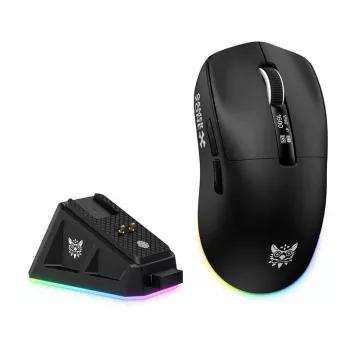 ONIKUMA DM07 Ratón gaming RGB Negro 6400 DPI Con cable Óptico 7 botones