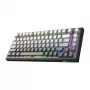 ONIKUMA G83 teclado gaming (negro) - retroiluminación RGB mecánica, teclado USB con cable de tamaño completo con interruptores azules