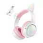 ONIKUMA GT838 auriculares gaming rosa