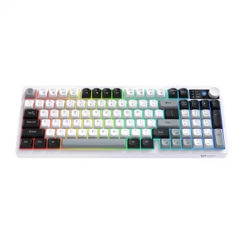 ONIKUMA MT902 teclado gaming inalámbrico 2.4G (negro y blanco)