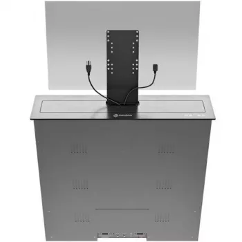 ONKRON soporte elevador para monitor con cajón, hasta 24 inch, negro, NWSSC24-B