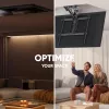 ONKRON N3LE-B Soporte de techo para TV de 50-75 pulgadas, negro