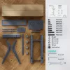 ONKRON TS1571-G Soporte de TV móvil para 32-75 pulgadas, grafito