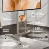 ONKRON TS1871-C soporte de TV móvil para 55-90 pulgadas, champán